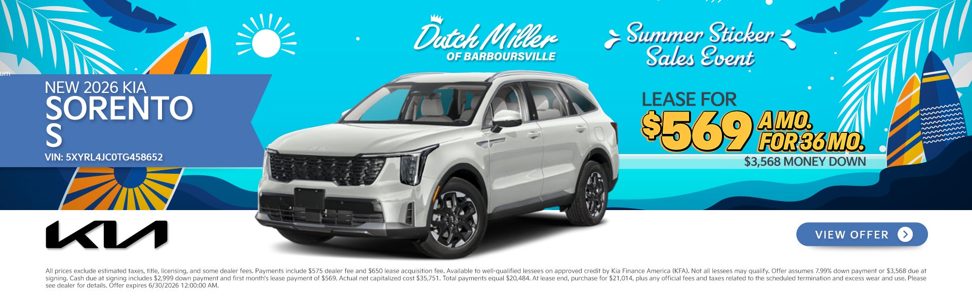 New 2026 Kia Sorento