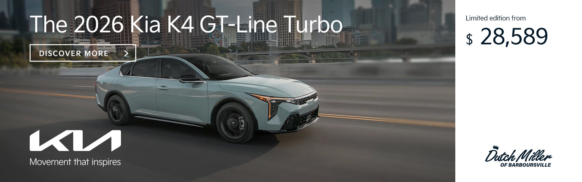 2026 Kia K4 GT-Lines Turbo