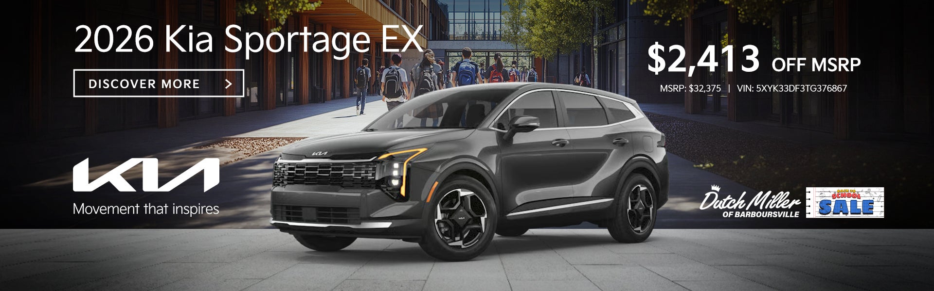 NEW 2026 KIA SPORTAGE EX!