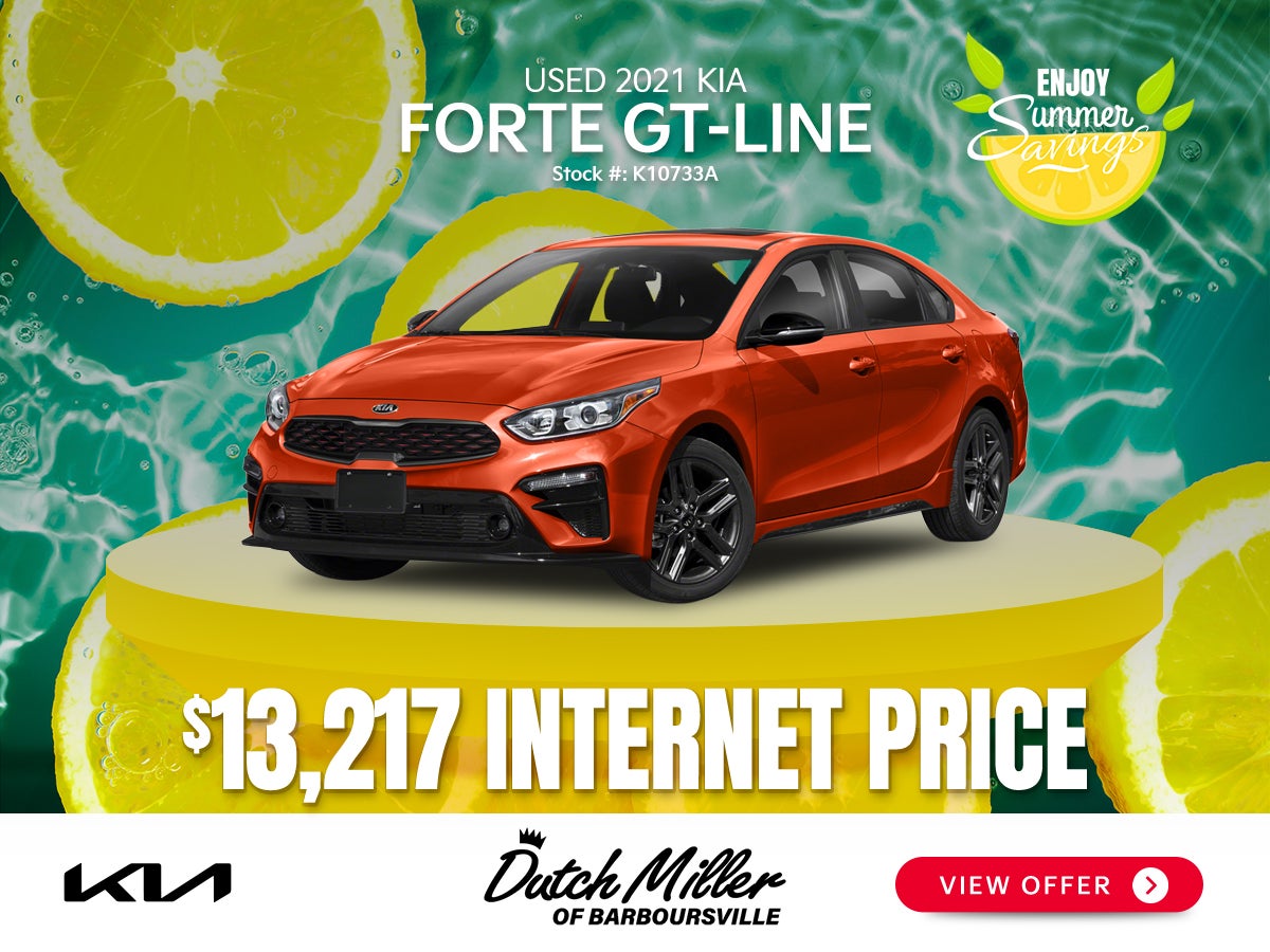 PRE-OWNED 2021 KIA FORTE GT-LINE SPECIAL