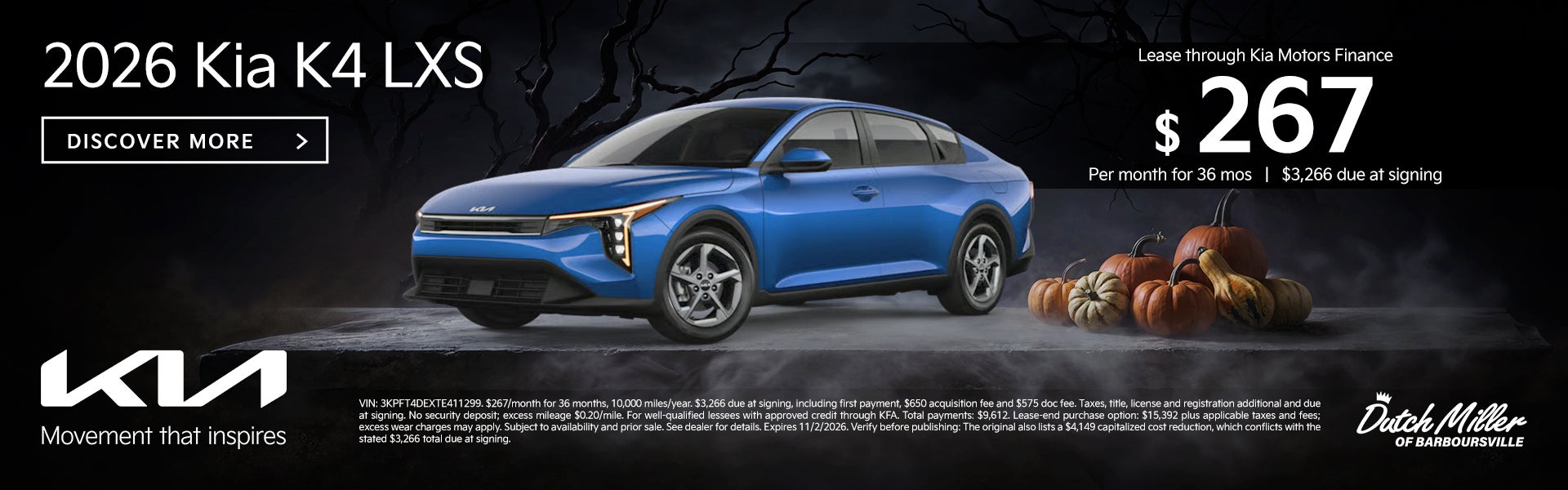  2026 Kia K4 LXS